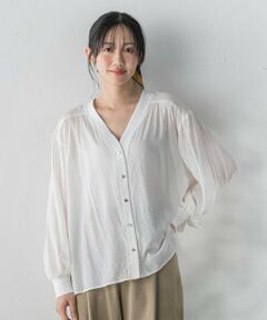 Droite lautreamont / ドロワットロートレアモン カーディガン・ボレロ | TR強撚気流染めカーディガン