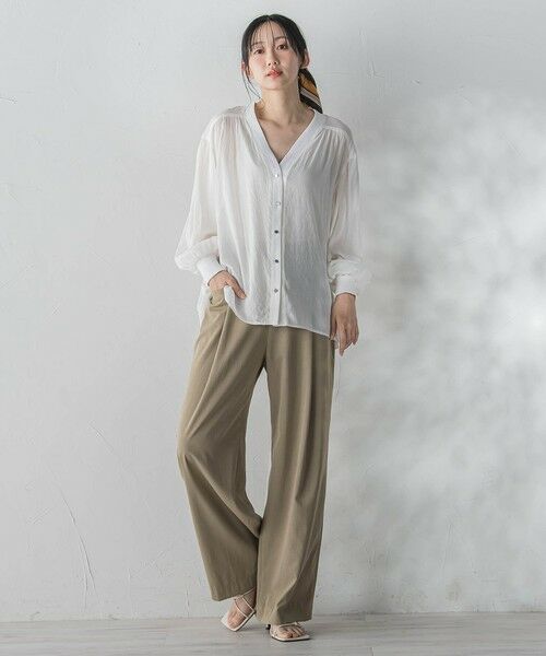 Droite lautreamont / ドロワットロートレアモン カーディガン・ボレロ | TR強撚気流染めカーディガン | 詳細4