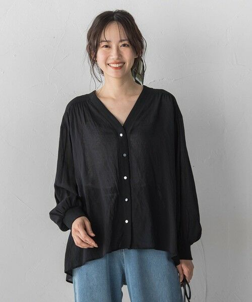 Droite lautreamont / ドロワットロートレアモン カーディガン・ボレロ | TR強撚気流染めカーディガン | 詳細7