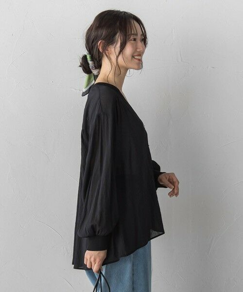 Droite lautreamont / ドロワットロートレアモン カーディガン・ボレロ | TR強撚気流染めカーディガン | 詳細9