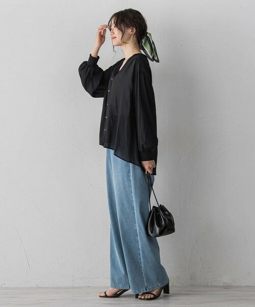 Droite lautreamont / ドロワットロートレアモン カーディガン・ボレロ | TR強撚気流染めカーディガン | 詳細11