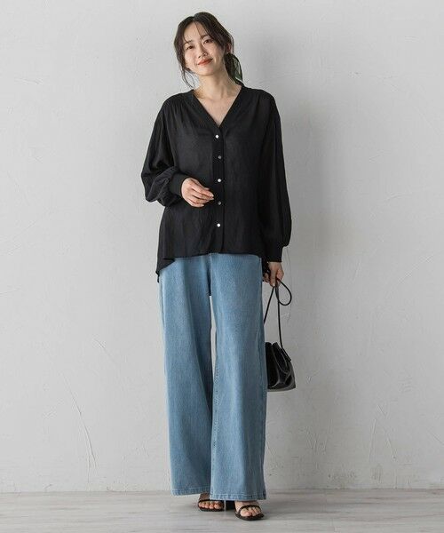 Droite lautreamont / ドロワットロートレアモン カーディガン・ボレロ | TR強撚気流染めカーディガン | 詳細12