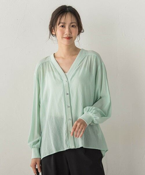 Droite lautreamont / ドロワットロートレアモン カーディガン・ボレロ | TR強撚気流染めカーディガン | 詳細13