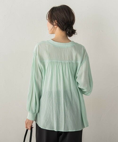 Droite lautreamont / ドロワットロートレアモン カーディガン・ボレロ | TR強撚気流染めカーディガン | 詳細15