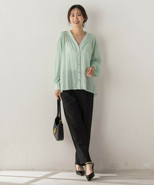 Droite lautreamont / ドロワットロートレアモン カーディガン・ボレロ | TR強撚気流染めカーディガン | 詳細16