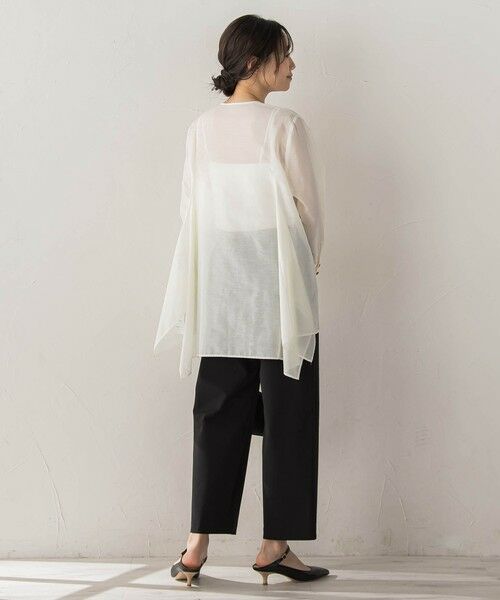 Droite lautreamont / ドロワットロートレアモン シャツ・ブラウス | ヘムフレアシアーチュニックブラウス | 詳細4