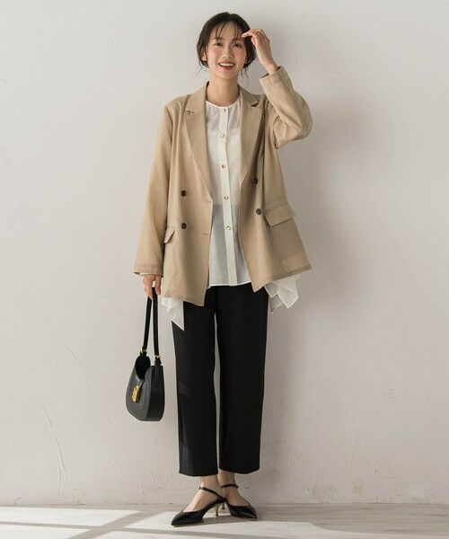 Droite lautreamont / ドロワットロートレアモン シャツ・ブラウス | ヘムフレアシアーチュニックブラウス | 詳細8