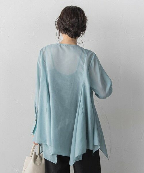 Droite lautreamont / ドロワットロートレアモン シャツ・ブラウス | ヘムフレアシアーチュニックブラウス | 詳細17