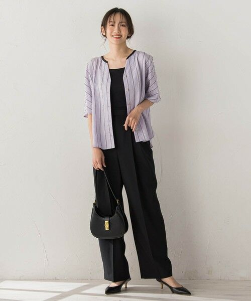 Droite lautreamont / ドロワットロートレアモン シャツ・ブラウス | ドビーストライプブラウス | 詳細3