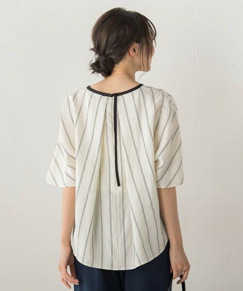 Droite lautreamont / ドロワットロートレアモン シャツ・ブラウス | ドビーストライプブラウス | 詳細15
