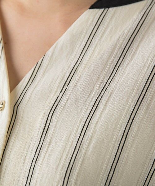 Droite lautreamont / ドロワットロートレアモン シャツ・ブラウス | ドビーストライプブラウス | 詳細19