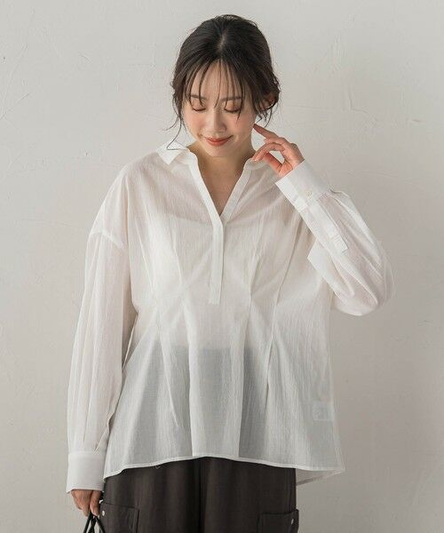 Droite lautreamont / ドロワットロートレアモン シャツ・ブラウス | ウエストシェイプブラウス | 詳細1