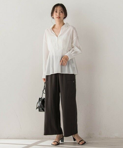 Droite lautreamont / ドロワットロートレアモン シャツ・ブラウス | ウエストシェイプブラウス | 詳細4