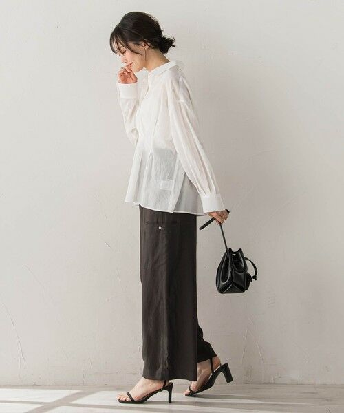 Droite lautreamont / ドロワットロートレアモン シャツ・ブラウス | ウエストシェイプブラウス | 詳細5