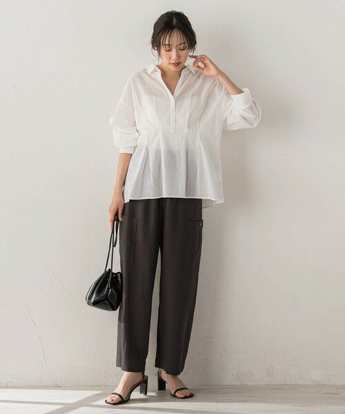 Droite lautreamont / ドロワットロートレアモン シャツ・ブラウス | ウエストシェイプブラウス | 詳細7