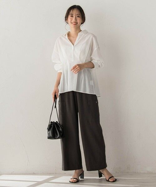 Droite lautreamont / ドロワットロートレアモン シャツ・ブラウス | ウエストシェイプブラウス | 詳細8