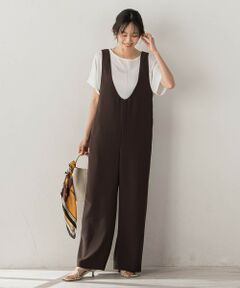 Droite lautreamont / ドロワットロートレアモン ロング・マキシ丈ワンピース | Uネックオールインワン