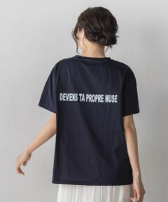 Droite lautreamont / ドロワットロートレアモン カットソー | フロッキーロゴTシャツ