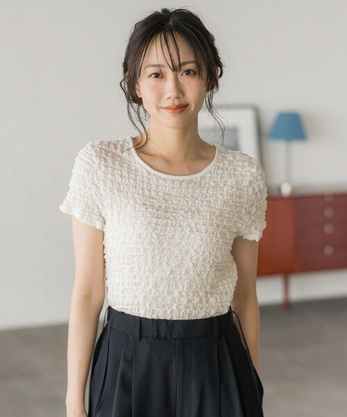 Droite lautreamont / ドロワットロートレアモン カットソー | シャーリングＴシャツ | 詳細1