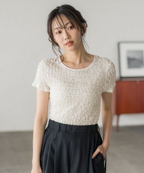 Droite lautreamont / ドロワットロートレアモン カットソー | シャーリングＴシャツ | 詳細3
