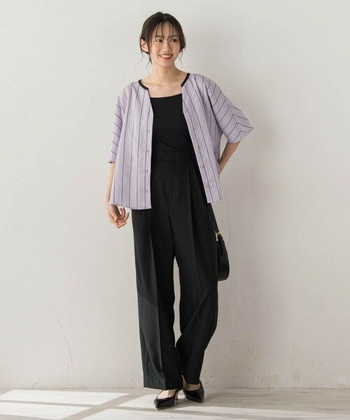 Droite lautreamont / ドロワットロートレアモン その他パンツ | サスペンダー付き2タックパンツ | 詳細5