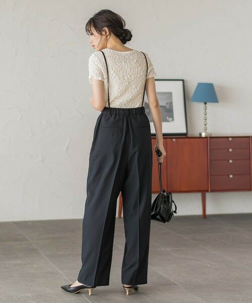 Droite lautreamont / ドロワットロートレアモン その他パンツ | サスペンダー付き2タックパンツ | 詳細8