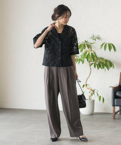 Droite lautreamont / ドロワットロートレアモン その他パンツ | サスペンダー付き2タックパンツ | 詳細26