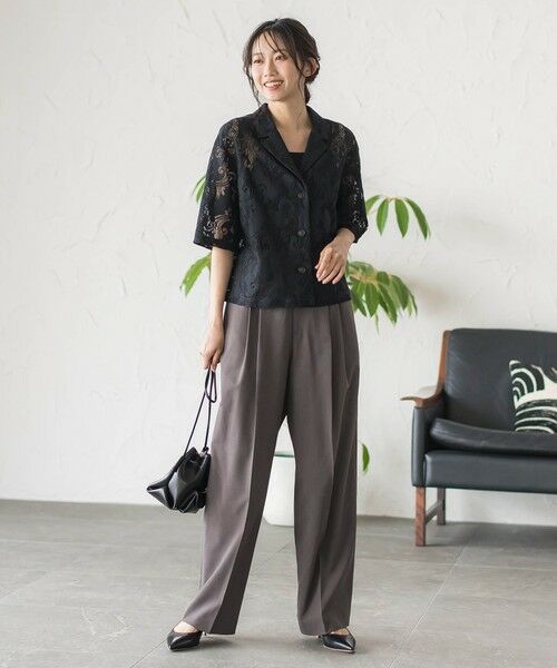 Droite lautreamont / ドロワットロートレアモン その他パンツ | サスペンダー付き2タックパンツ | 詳細29