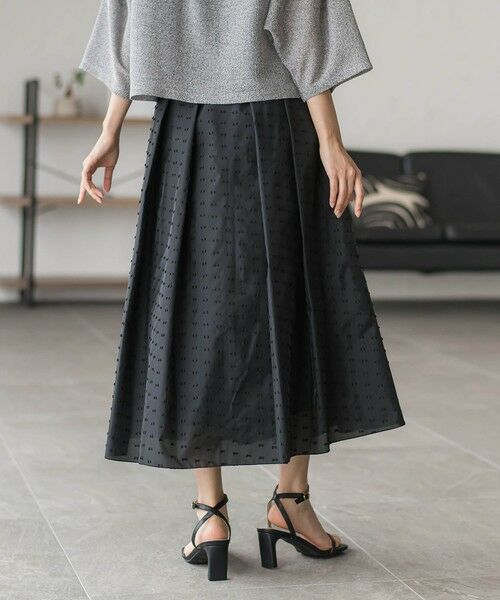 Droite lautreamont / ドロワットロートレアモン ミニ・ひざ丈スカート | キャンディードットジャガードスカート | 詳細14
