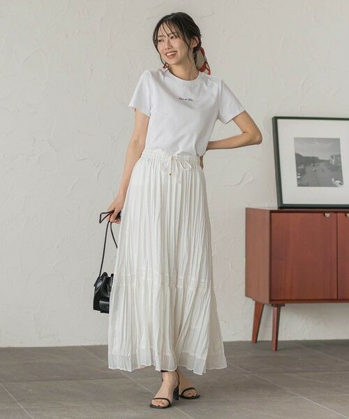 Droite lautreamont / ドロワットロートレアモン ミニ・ひざ丈スカート | 【新色追加】ナチュラルエアータンブラースカート | 詳細6