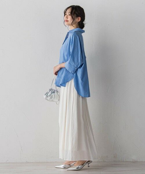 Droite lautreamont / ドロワットロートレアモン シャツ・ブラウス | 【WEB限定】T/Cストライプブラウス | 詳細18