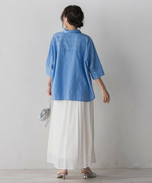 Droite lautreamont / ドロワットロートレアモン シャツ・ブラウス | 【WEB限定】T/Cストライプブラウス | 詳細19