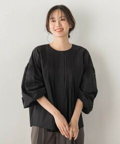 Droite lautreamont / ドロワットロートレアモン シャツ・ブラウス | フラワーエンブロイダリーブラウス