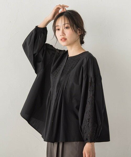 Droite lautreamont / ドロワットロートレアモン シャツ・ブラウス | フラワーエンブロイダリーブラウス | 詳細11