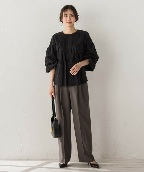 Droite lautreamont / ドロワットロートレアモン シャツ・ブラウス | フラワーエンブロイダリーブラウス | 詳細17