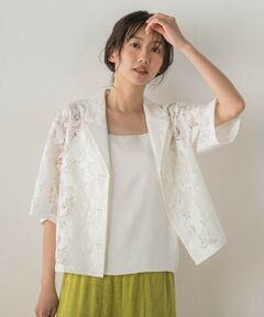 Droite lautreamont / ドロワットロートレアモン シャツ・ブラウス | PAISLEY COTTON LACEブラウス
