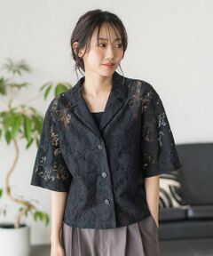 Droite lautreamont / ドロワットロートレアモン シャツ・ブラウス | PAISLEY COTTON LACEブラウス
