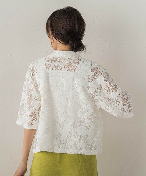 Droite lautreamont / ドロワットロートレアモン シャツ・ブラウス | PAISLEY COTTON LACEブラウス | 詳細3