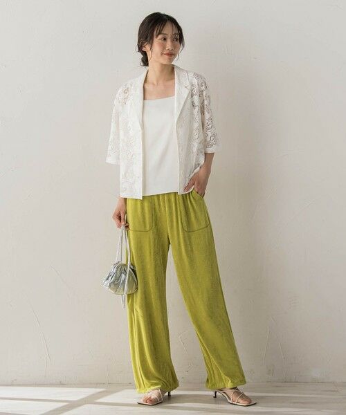 Droite lautreamont / ドロワットロートレアモン シャツ・ブラウス | PAISLEY COTTON LACEブラウス | 詳細4