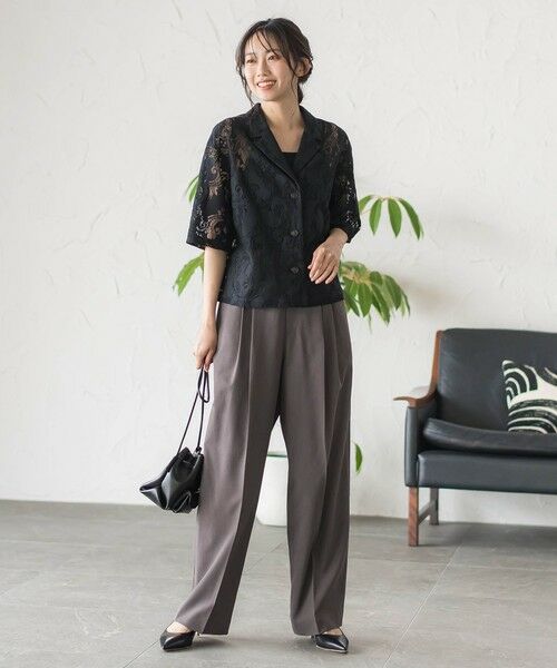 Droite lautreamont / ドロワットロートレアモン シャツ・ブラウス | PAISLEY COTTON LACEブラウス | 詳細12