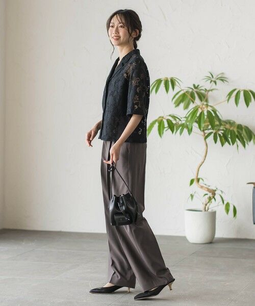 Droite lautreamont / ドロワットロートレアモン シャツ・ブラウス | PAISLEY COTTON LACEブラウス | 詳細13