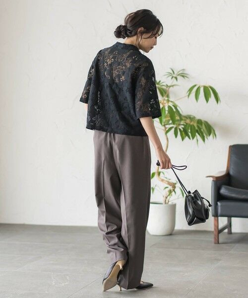 Droite lautreamont / ドロワットロートレアモン シャツ・ブラウス | PAISLEY COTTON LACEブラウス | 詳細14