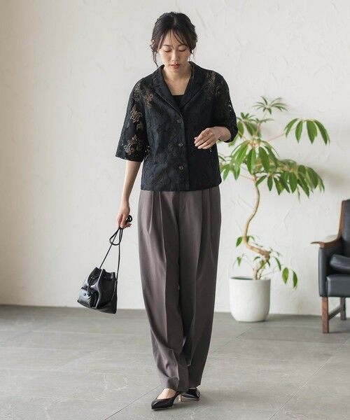 Droite lautreamont / ドロワットロートレアモン シャツ・ブラウス | PAISLEY COTTON LACEブラウス | 詳細15