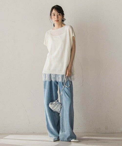 Droite lautreamont / ドロワットロートレアモン その他パンツ | Air DENIM ワイドパンツ | 詳細18