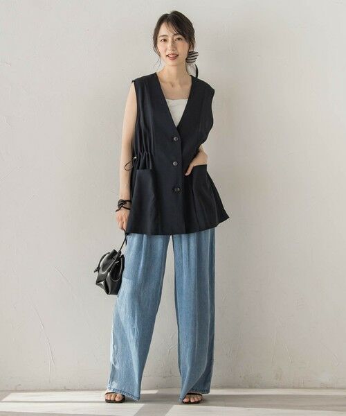 Droite lautreamont / ドロワットロートレアモン その他パンツ | Air DENIM ワイドパンツ | 詳細10