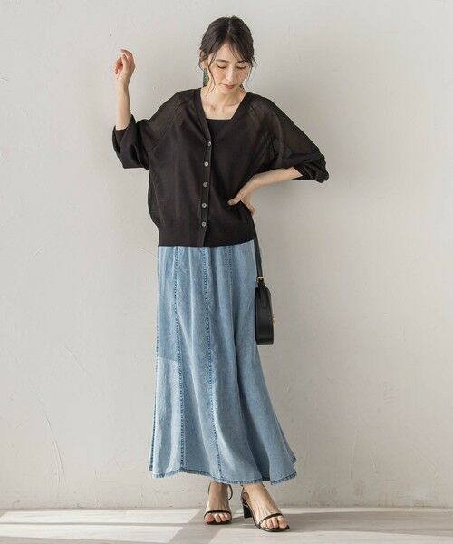 Droite lautreamont / ドロワットロートレアモン ミニ・ひざ丈スカート | Air DENIM マーメイドスカート | 詳細7
