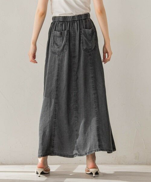 Droite lautreamont / ドロワットロートレアモン ミニ・ひざ丈スカート | Air DENIM マーメイドスカート | 詳細10
