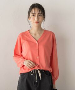 Droite lautreamont / ドロワットロートレアモン カーディガン・ボレロ | 【WEB限定】ひんやりUV Vネックビジュカーデ