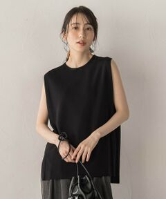 ミラノリブタックニットチュニック