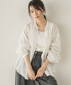 Droite lautreamont / ドロワットロートレアモン シャツ・ブラウス | スキッパーギャザーブラウス